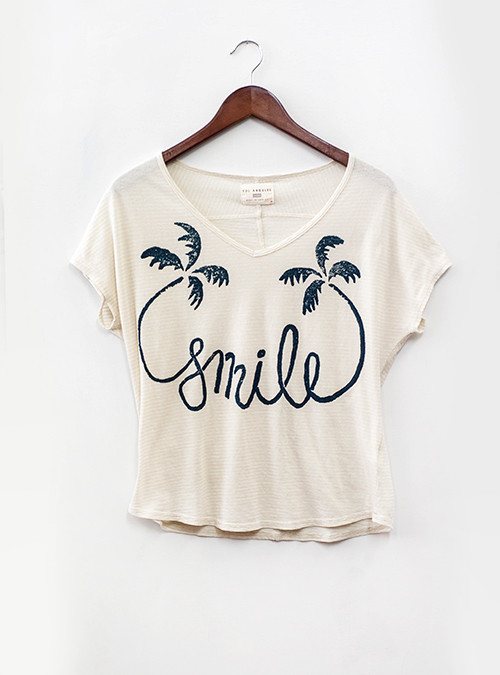 Sol Angeles Smile V-Neck Tee Sol Angeles Smile V-Neck Tee