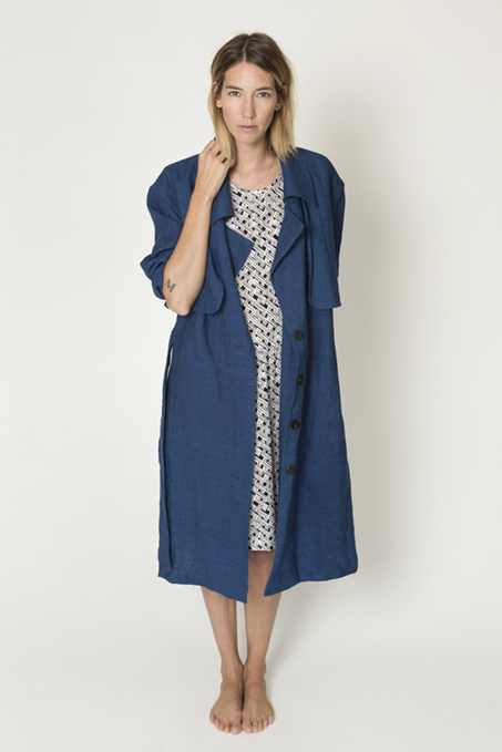 Ilana Kohn Lisa Trench - Indigo Ilana Kohn Lisa Trench - Indigo