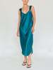 Silky Slip Dress - teal - Thumbnail 1
