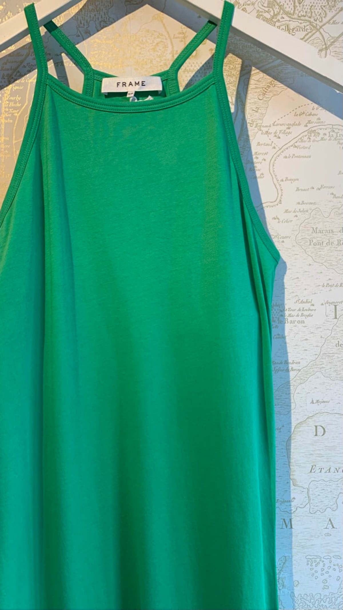 FRAME Cami Dress - Grass Green