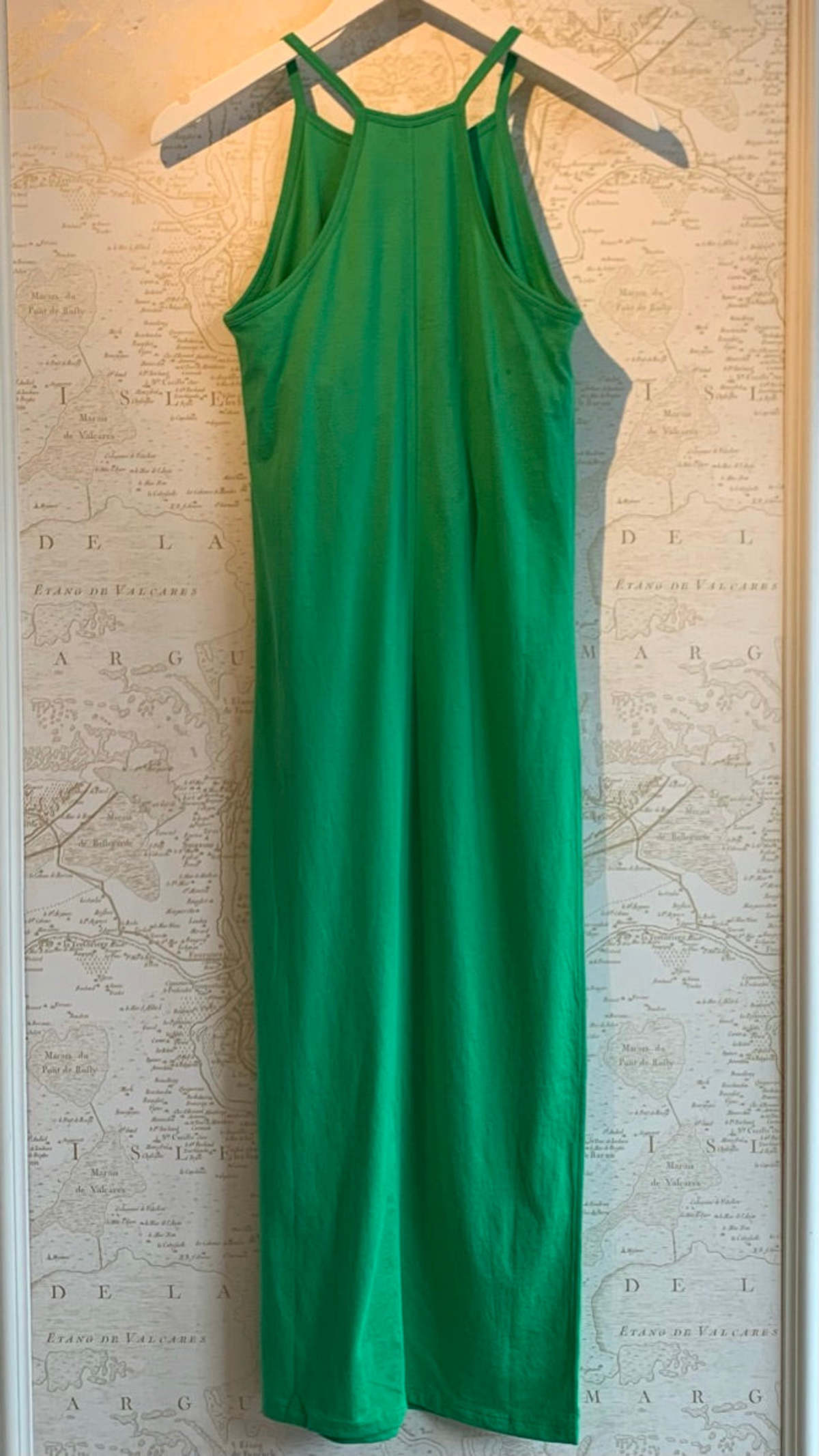green emerald velvet dress NEW Zara Green Polka Dots Sleeveless Cami Camisole Midi Tank Wrap Dres   Brie
