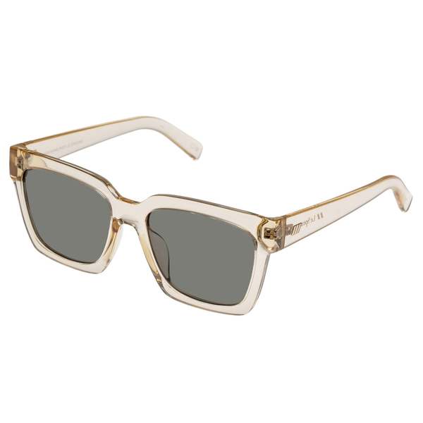 Le Specs Weekend Riot Sunglasses in Sand Weekend Riot Sand Uni-Sex Square Sunglasses | Le Specs main image 3