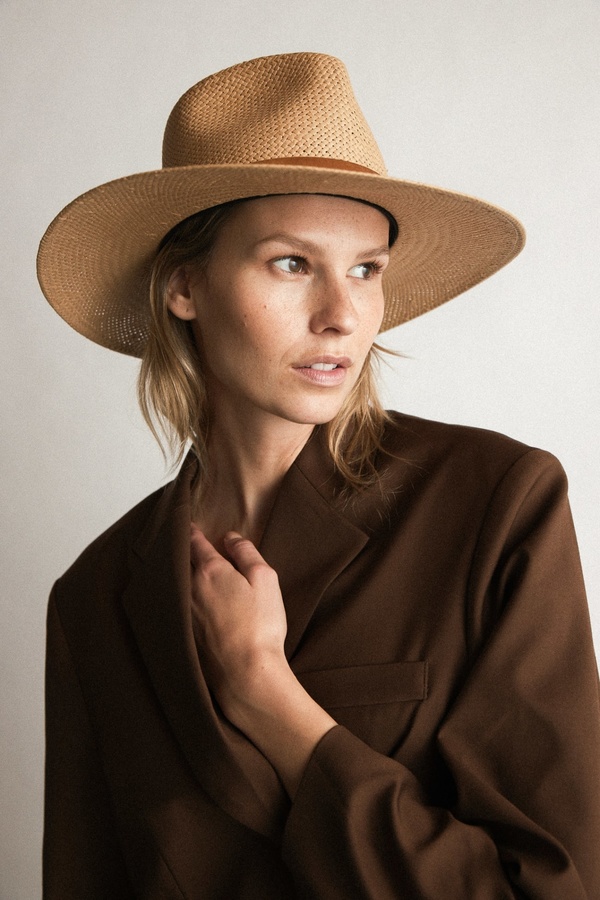 Janessa Leone Alexei hat - Sand | Garmentory display picture 1