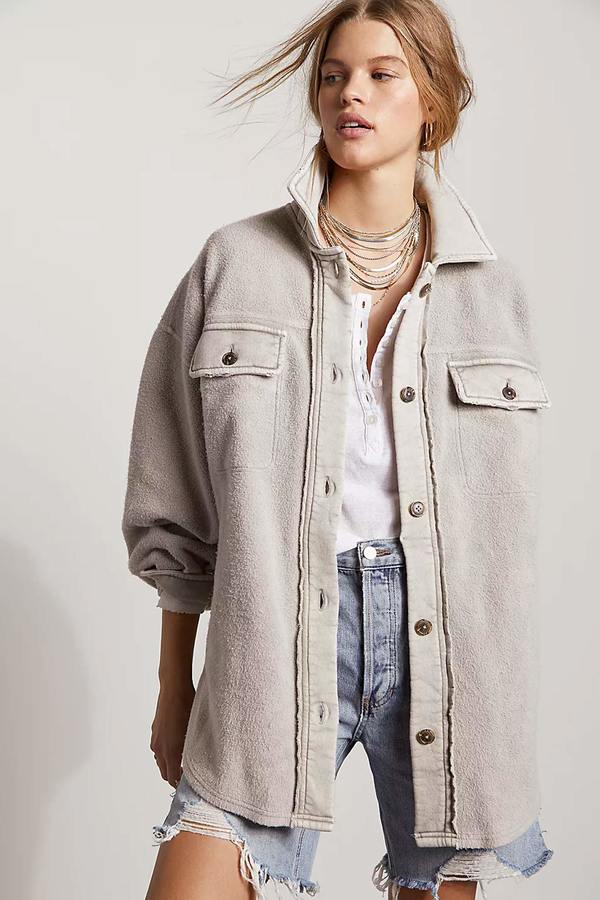 Free People Ruby Jacket Stone Garmentory