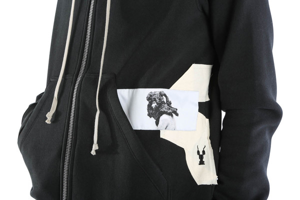 rick owens drkshdw jason moletom com capuz