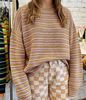LISA SAYS GAH Luca Sweater Camp Stripe - Thumbnail 1