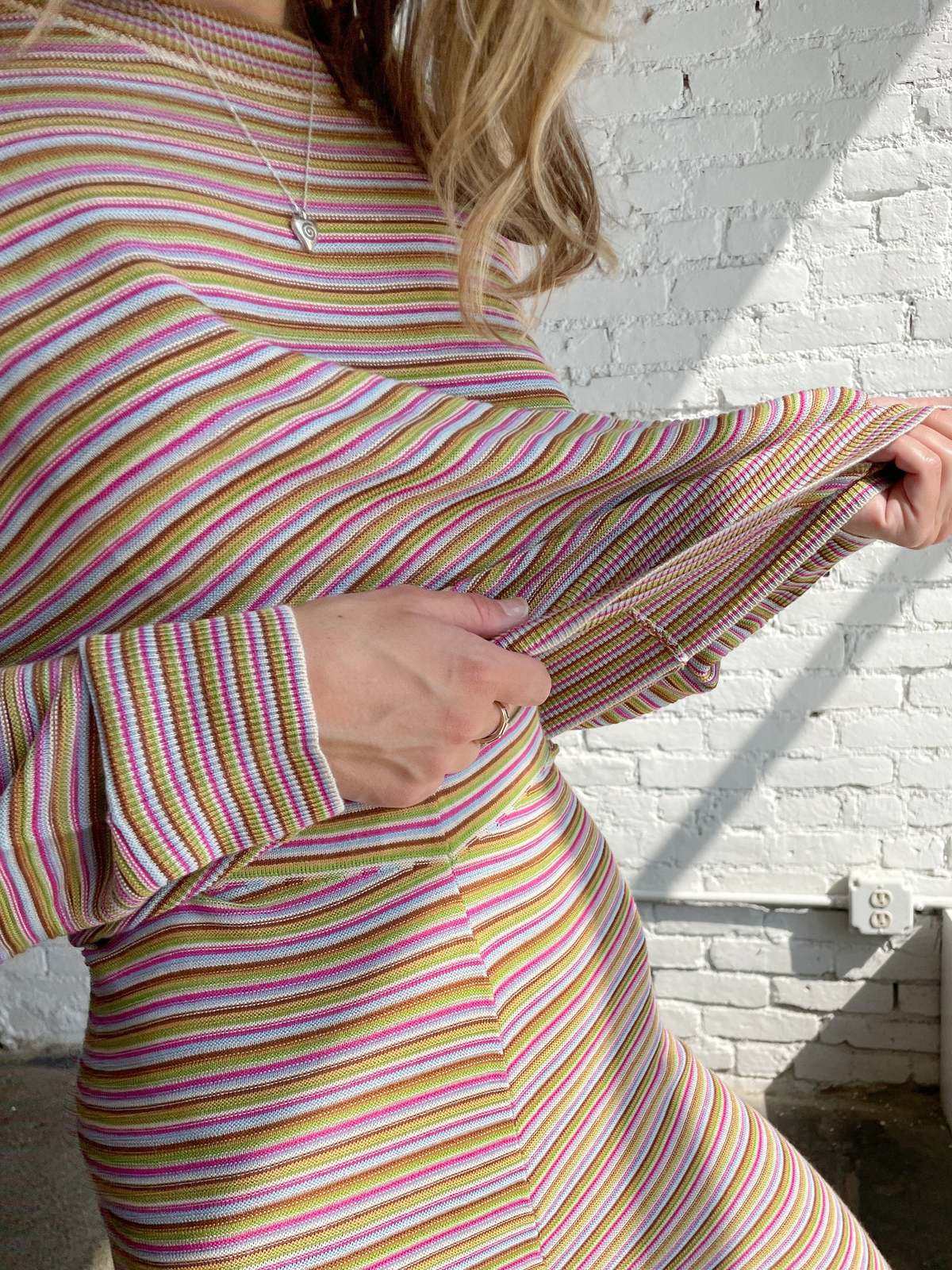 LISA SAYS GAH Luca Sweater Camp Stripe - Image 4 of 6