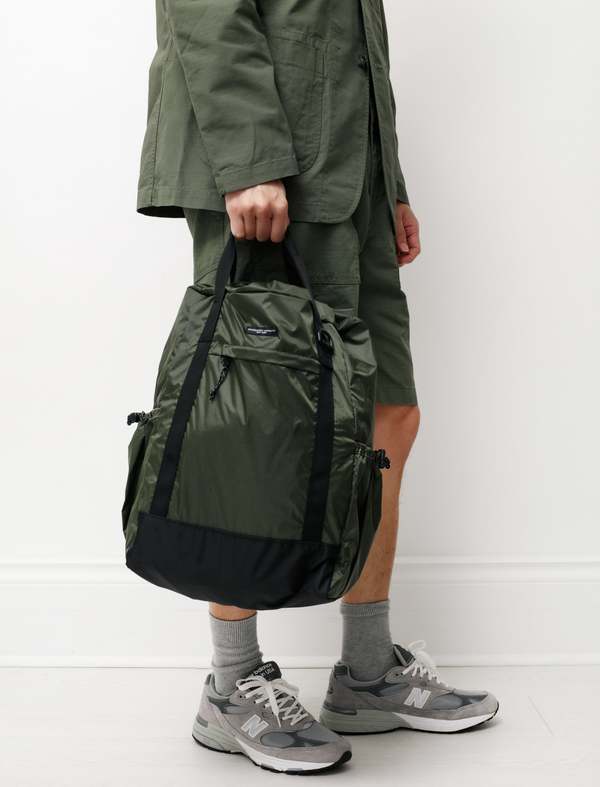 Engineered Garments UL 3 Way Bag - Olive Ripstop | Garmentory