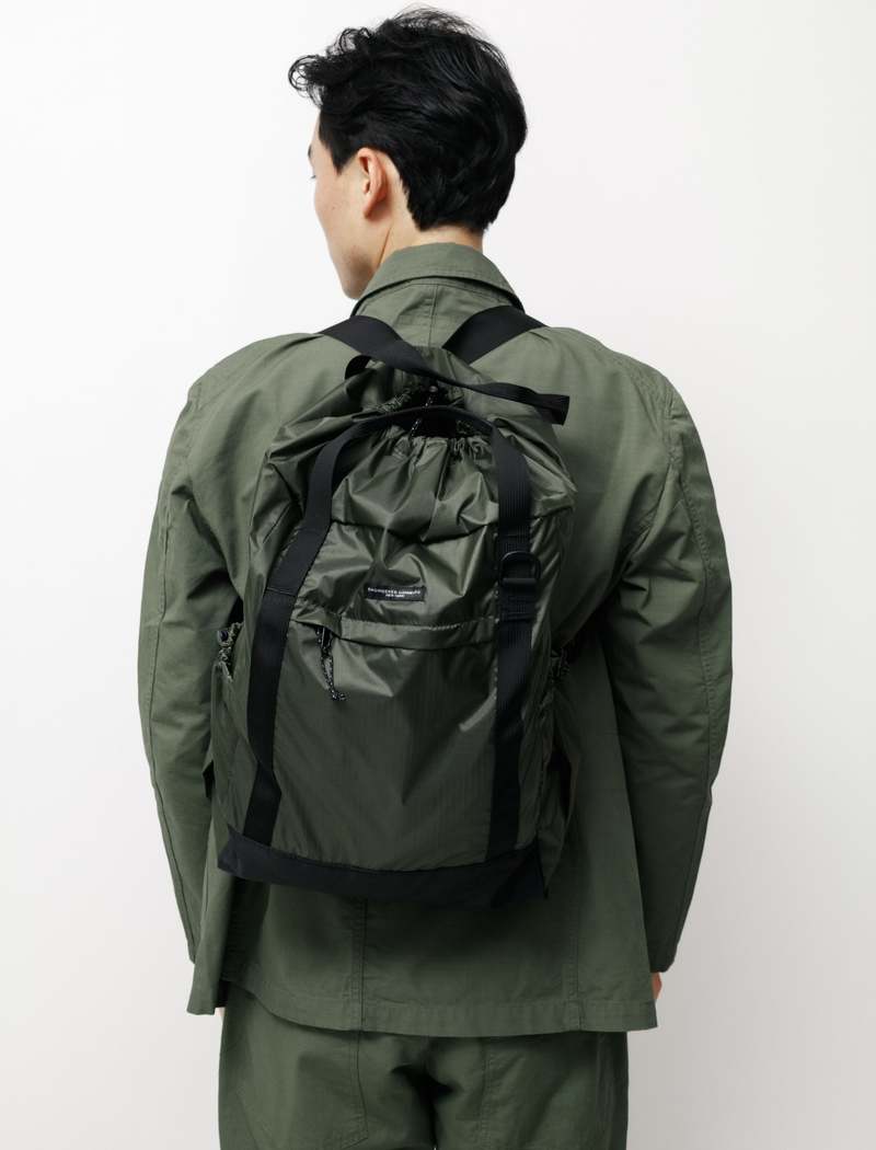 Engineered Garments UL 3 Way Bag - Olive Ripstop | Garmentory