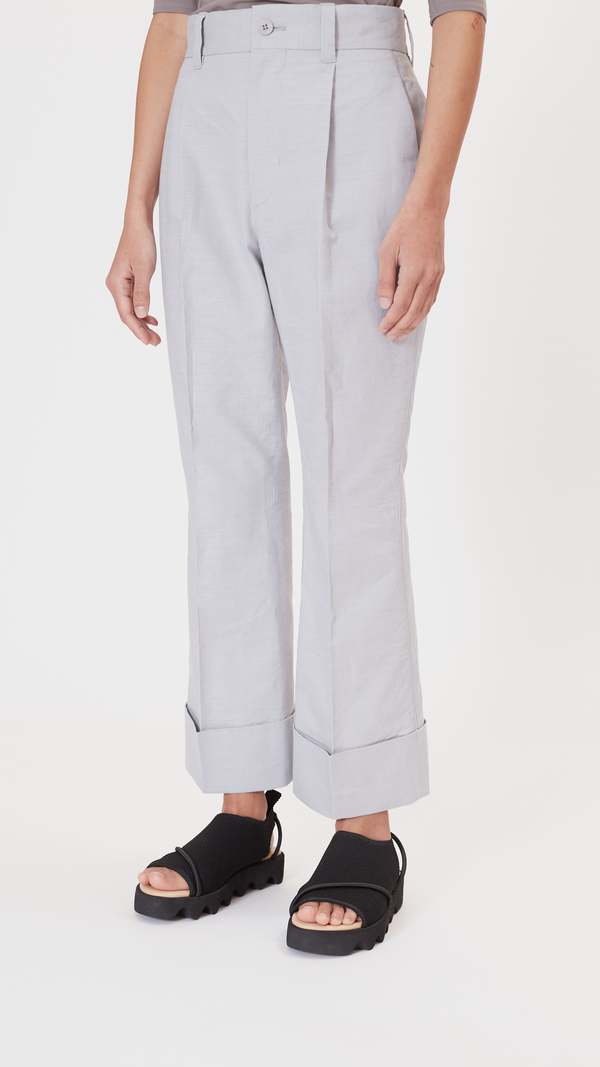 Issey Miyake Carved Pant - Light Grey | Garmentory