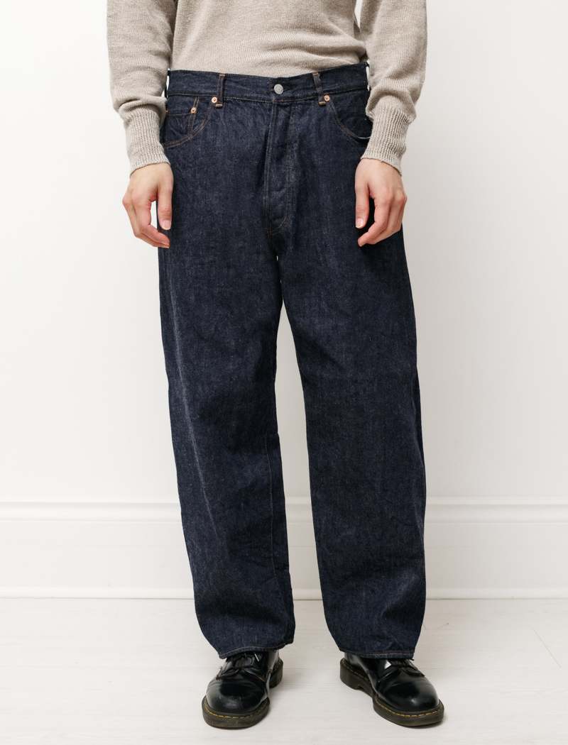 Comoli Denim 5P Pant - Navy | Garmentory