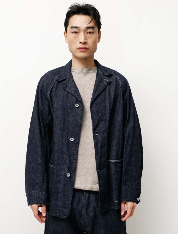 Comoli Denim Work Jacket - Navy | Garmentory