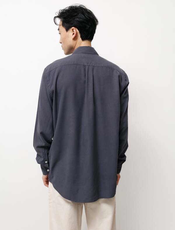 Our Legacy Initial Shirt - Vintage Blue Fine Silk | Garmentory
