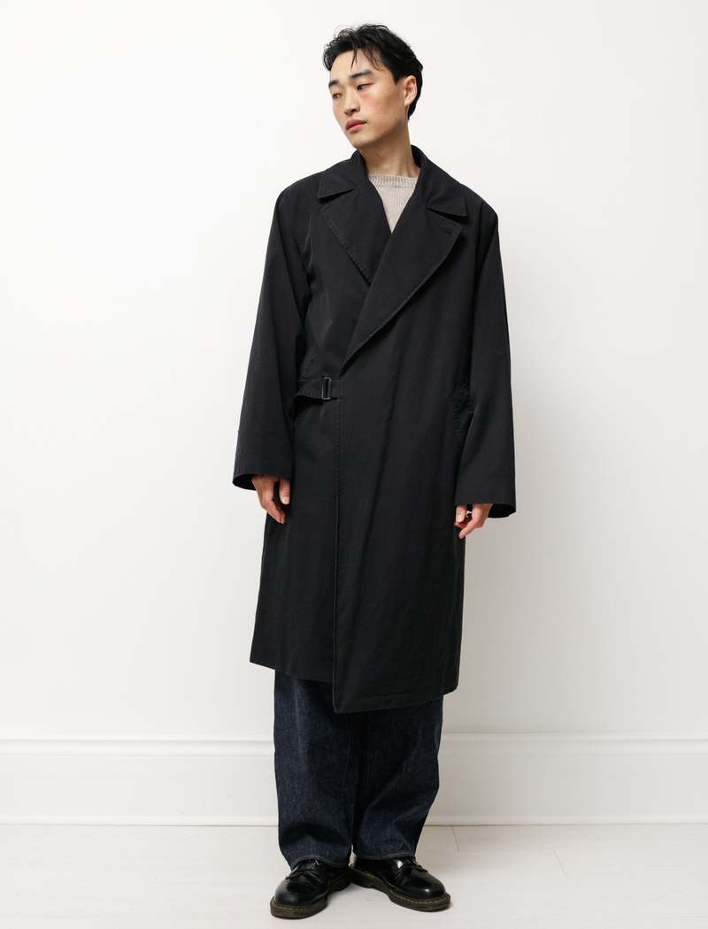 COMOLI コモリ タイロッケンコートTIELOCKEN COAT 0 COMOLI “COTTON GABERDINE TIELOCKEN COAT” | MAIDENS SHOP
