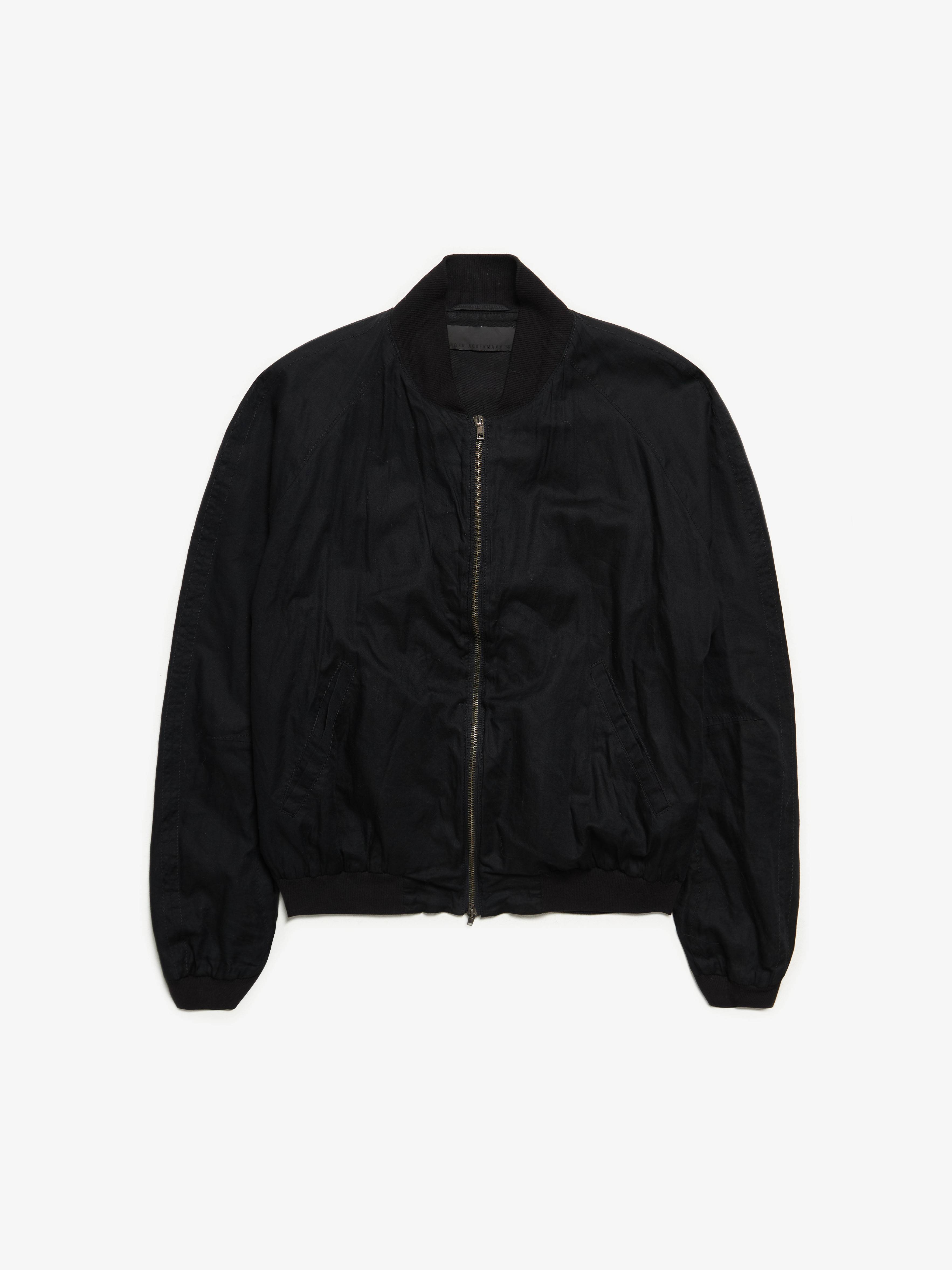 Haider Ackermann Zip Bomber - Black | Garmentory