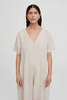 Cordera Linen Jumpsuit - Natural - Thumbnail 2