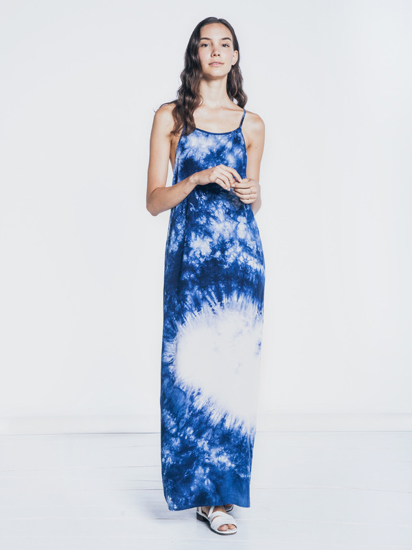 knee length dresses for ladies Amalfi Pink Abstract Maxi Dress main image 1