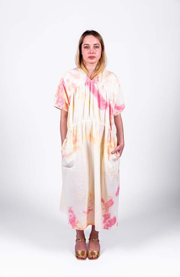 Atelier Delphine Lihue Dress - Citrus Tie Dye
