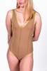Baserange Vein Swim Bodysuit - Leather Beige - Thumbnail 1