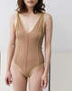 Baserange Vein Swim Bodysuit - Leather Beige - Thumbnail 5