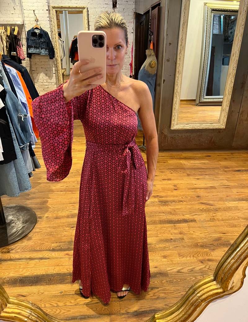 open lace back dress Misa Los Angeles Brenna Midi Dress, Pink, Women's, M, Cocktail & Party Wedding Guest Dresses Midi Dresses