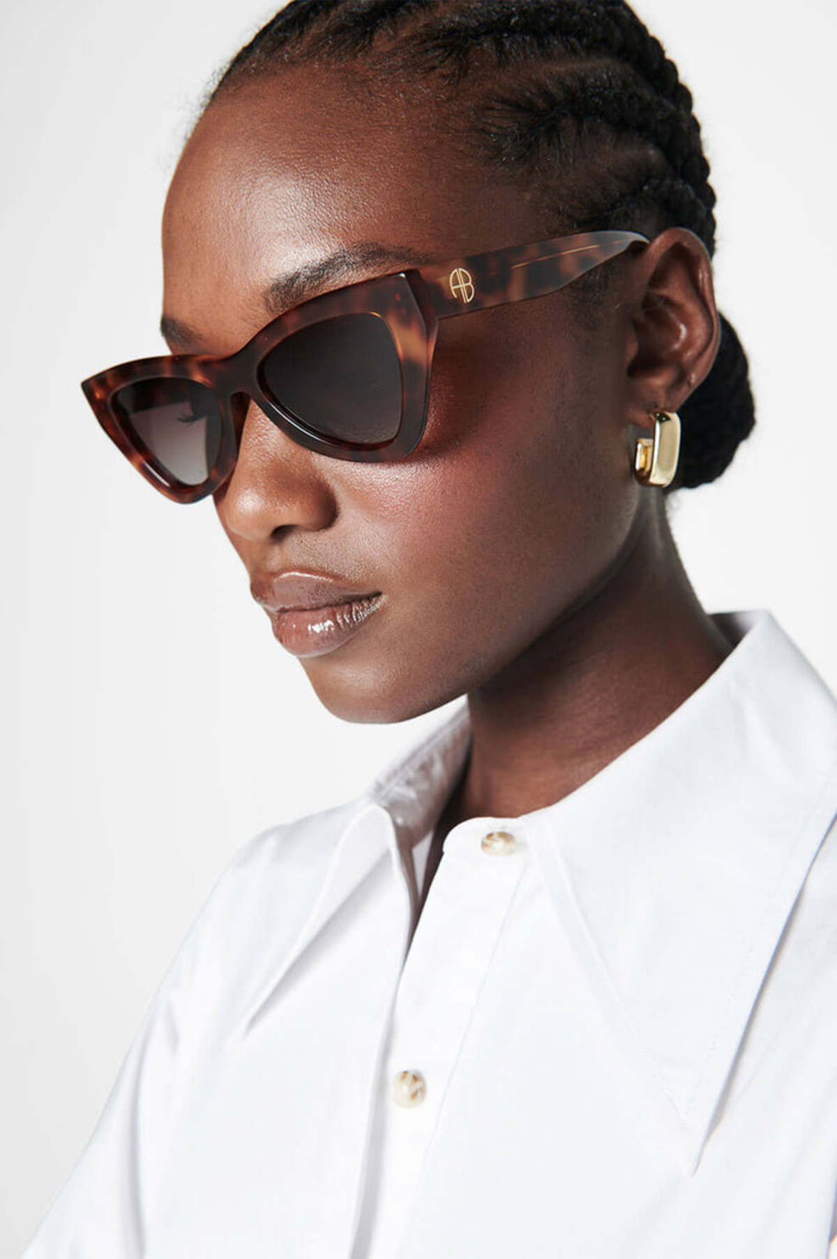 Anine Bing Verona Tortoise Sunglasses Tortoise Roma Sunglasses | Anine Bing main image 2