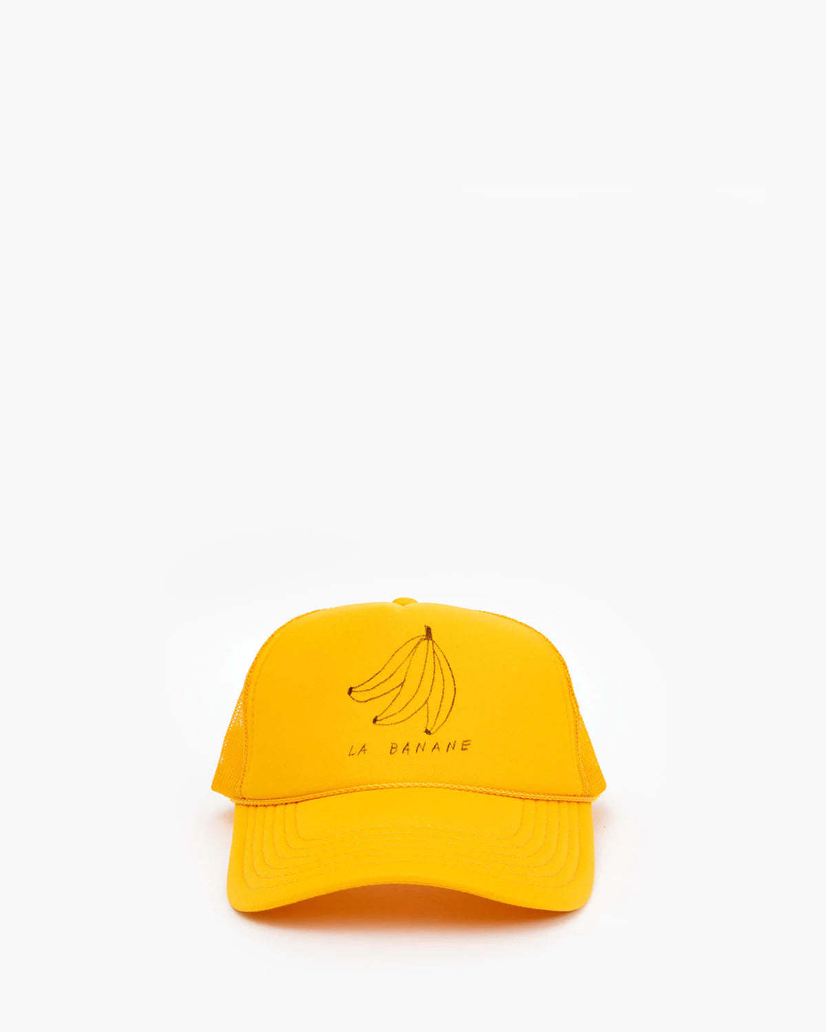 COPY - ISO Clare V Banane Banana Trucker Hat Clare V. La Banane Trucker Hat - Marigold | Garmentory main image 2