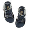 Kids Saltwater Sandals Salt Water Child Surfer Sandals - Navy Blue - Thumbnail 3