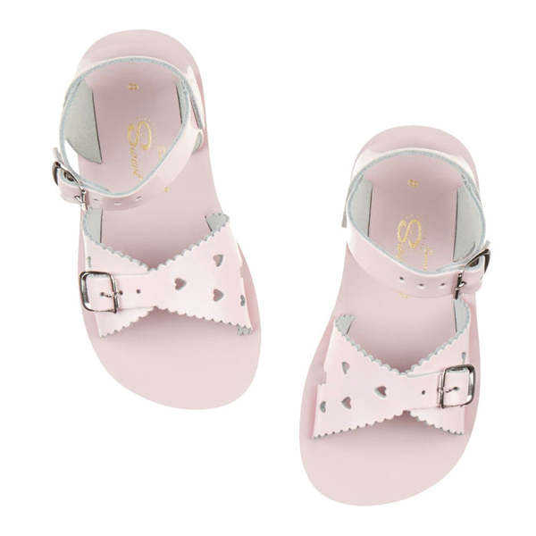 Kids Saltwater Sandals Salt Water Child Sweetheart Sandals - Pink