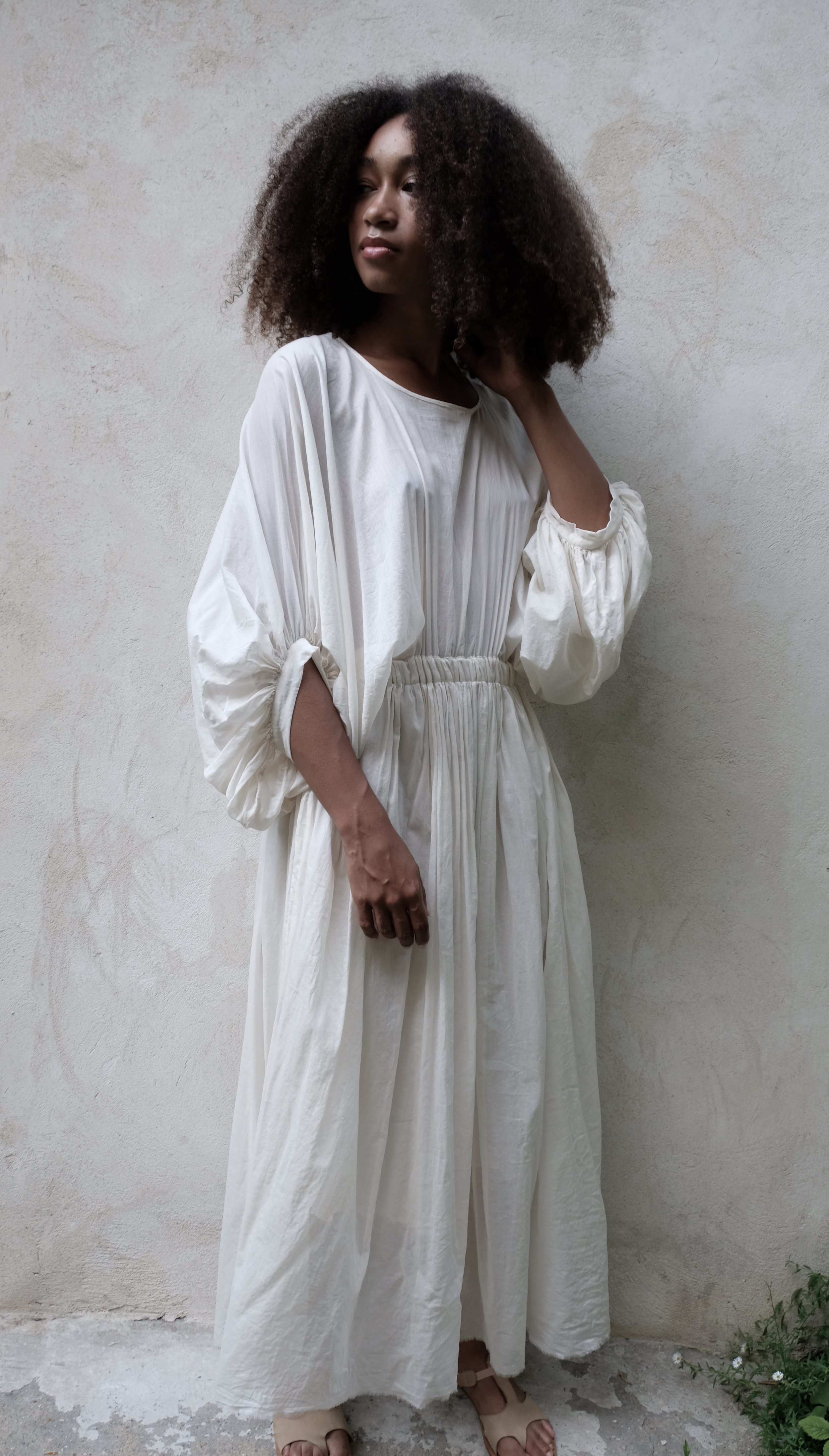 Elsa Esturgie Gala Dress Ecru Garmentory