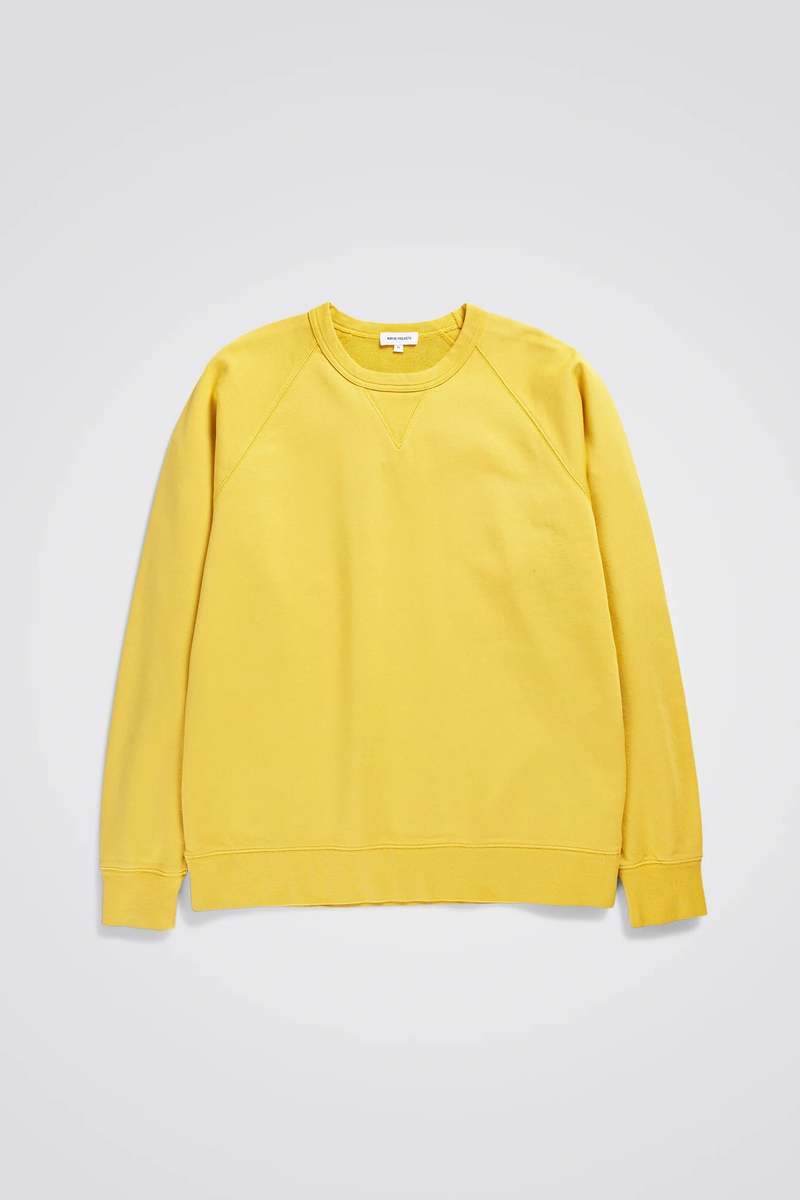 Norse Projects Kristian Sportswear GMD Crew - Chrome Yellow