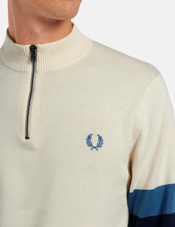 Fred Perry Funnel Neck Knitted Jumper 