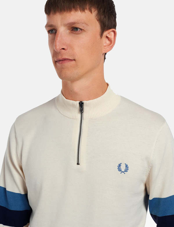 Fred Perry Funnel Neck Knitted Jumper 