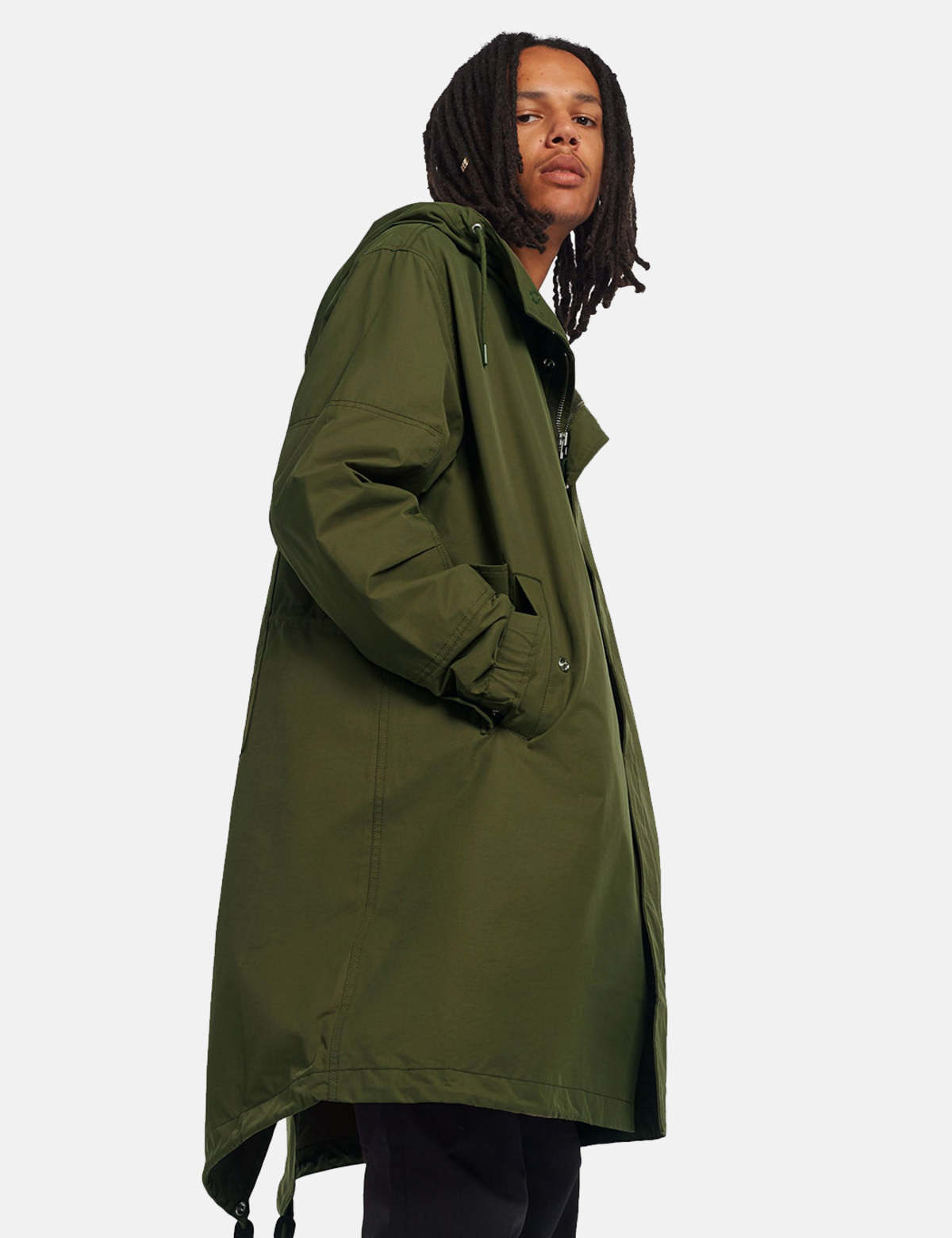 Fred Perry Shell Parka - Military Green | Garmentory