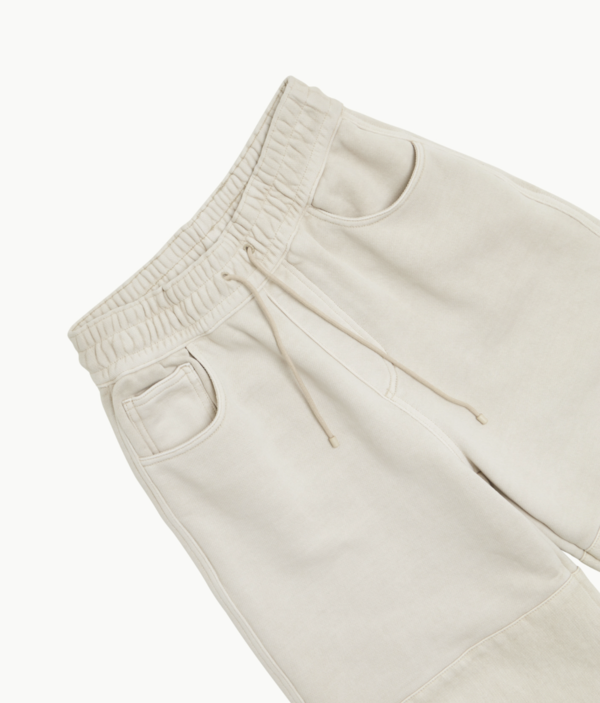 AMOMENTO Drawstring Denim Pants - Beige | Garmentory