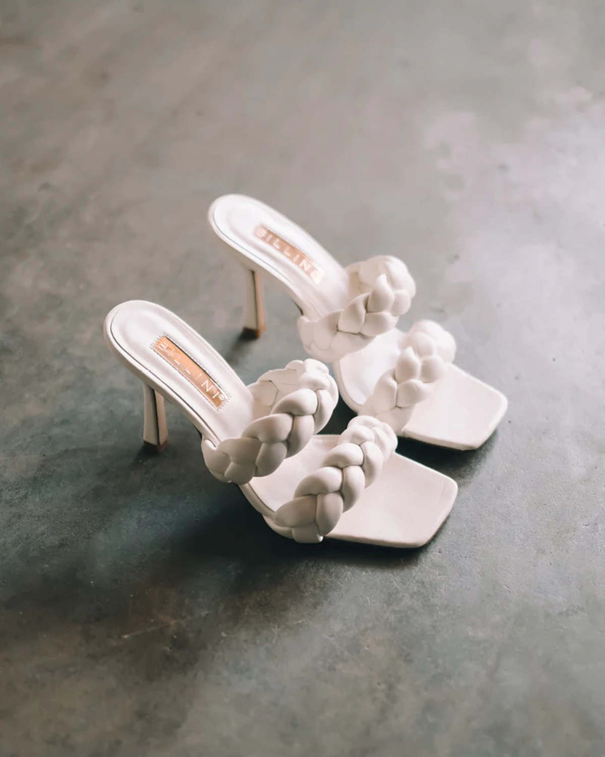 BILLINI Shelby Braided Heel - Bone - Image 2 of 3