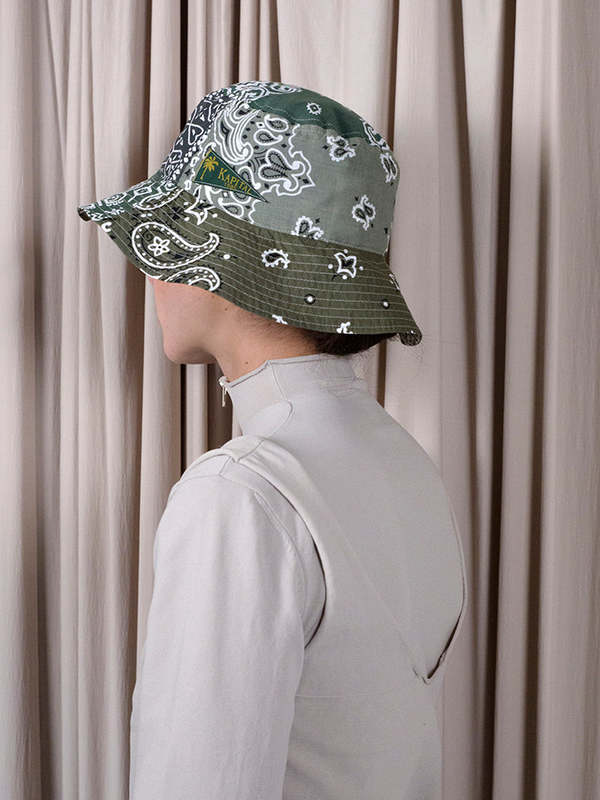 Kapital Bandana Patchwork Bucket Hat 