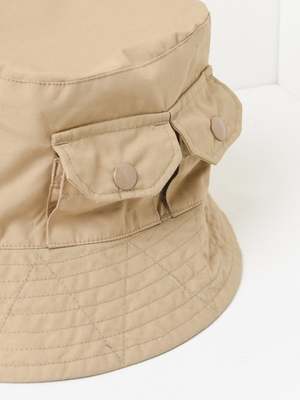 Engineered Garments PC Poplin Explorer Hat - Khaki | Garmentory