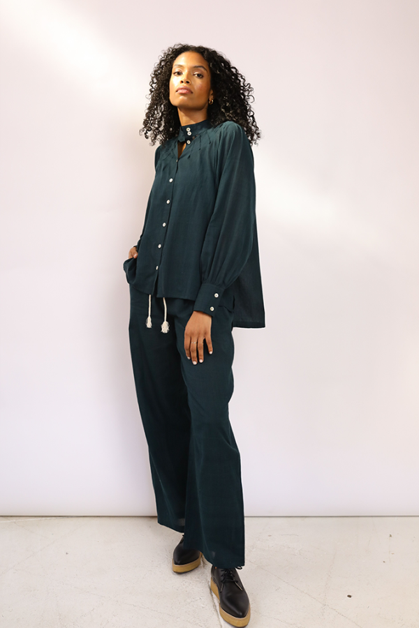 Seek Collective Drawstring Pants - Spruce