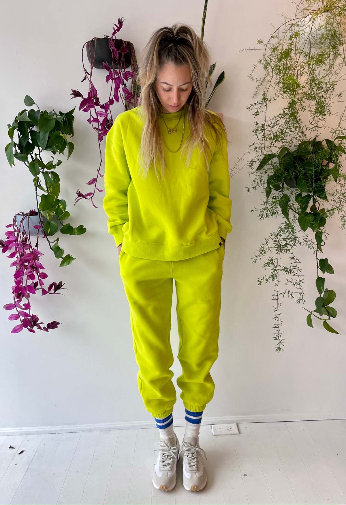 Shop Homme Femme Inc. hf sweatpant - neon - Image 1 of 3