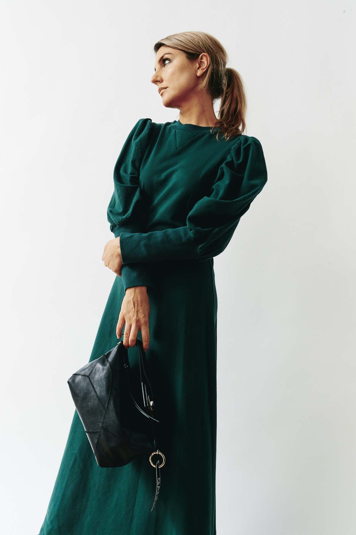 Cynthia Rowley Fleece Maxi Dress - green | Garmentory Cynthia Rowley Fleece Maxi Dress - green | Garmentory