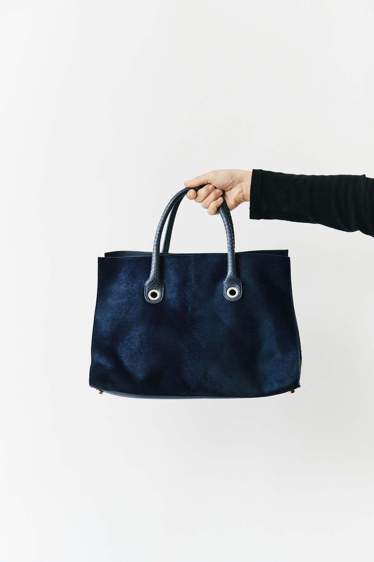 Jimmy Choo Riley Tote - Midnight | Garmentory