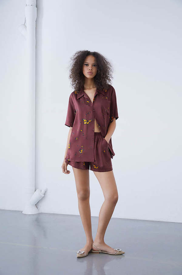 Silk Laundry CAMP SHIRT - MONARCH 