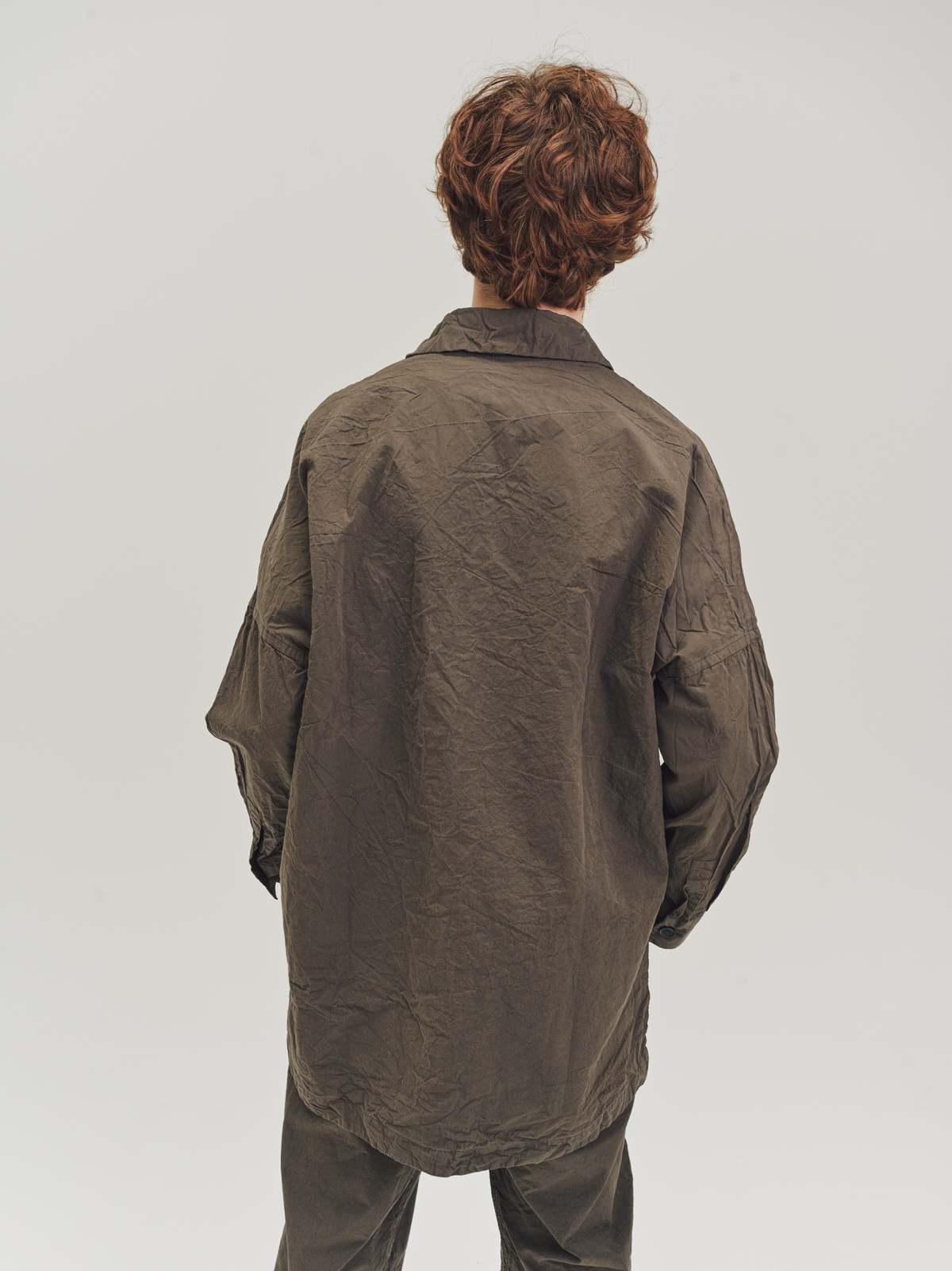 Casey Casey Paper Cotton Sun Shirt - Earth Brown | Garmentory