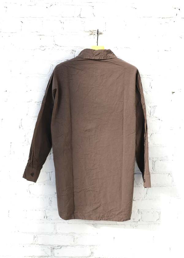 CASEY CASEY SUN SHIRT-PAPER COT シャツ　M Casey Casey Paper Cotton Sun Shirt - Earth Brown | Garmentory