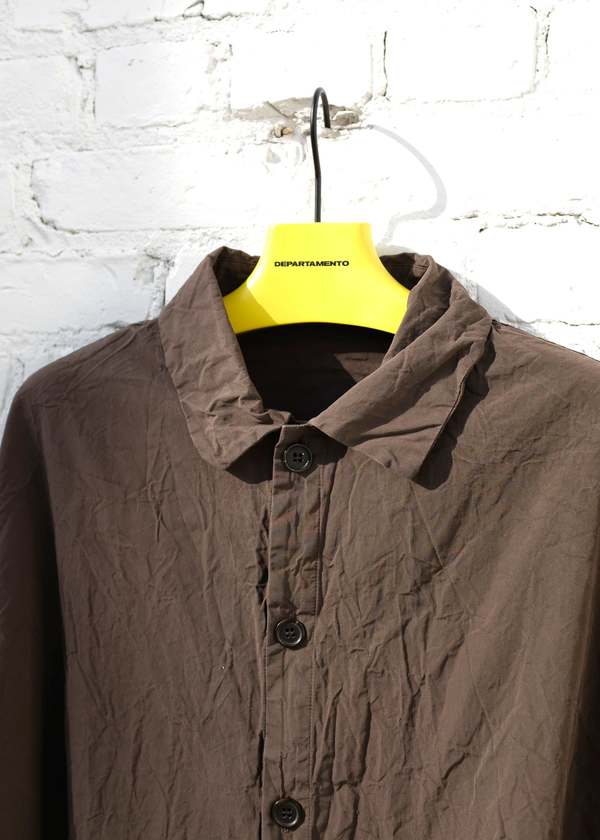 Casey Casey Paper Cotton Sun Shirt - Earth Brown | Garmentory