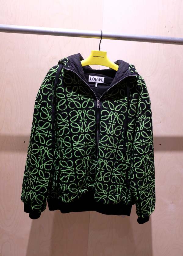 ジャケット LOEWE Parka Anagram Loewe Anagram cotton gabardine parka Loewe