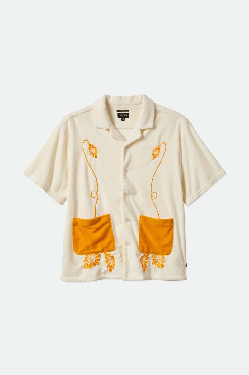 ☆BRIXTON Bunker Terry Cloth Knit Shirt 関税込☆ Brixton