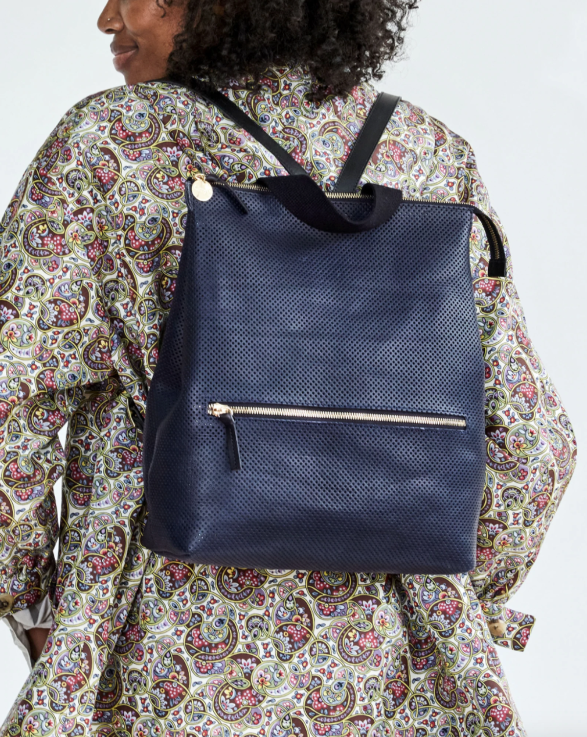 Clare V. Remi Backpack - Navy Perf | Garmentory