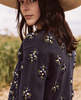 Vintage The Great. The Petal Bobble Cardigan - Navy Sky - Thumbnail 2